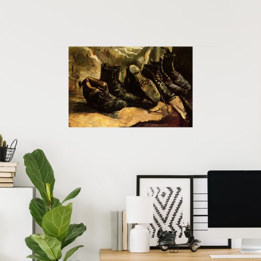 Drie paren van Vincent van Gogh Poster (Thuiskantoor)