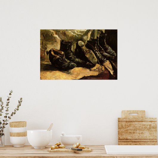 Drie paren van Vincent van Gogh Poster (Keuken)