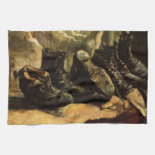 Drie paren van Vincent van Gogh Theedoek (Horizontaal)