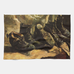 Drie paren van Vincent van Gogh Theedoek