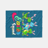 Drie Pasen Squad Konijn Rexes Zonnebril Fleece Deken (Voorkant (Horizontaal))