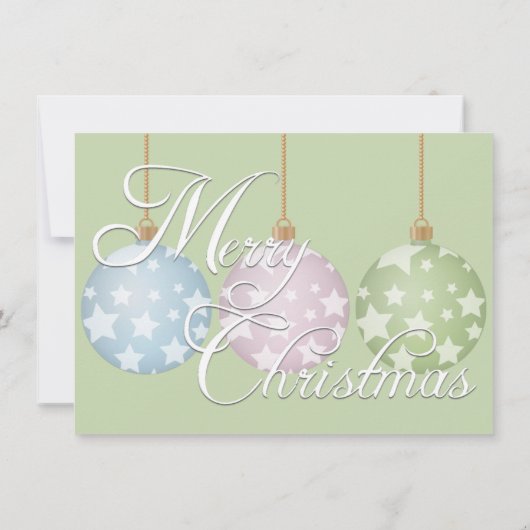 Drie pasta's Ornament - Aangepast kerstfeest met f Feestdagenkaart (Achterkant)