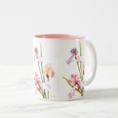 Drie pastelirissen tweekleurige koffiemok (Voorkant rechts)