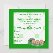 DRIE PEAS IN EEN DRIE DRIE DRIEVOUDIGE DRIEËN IN E KAART (Achterkant)