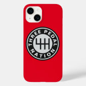 DRIE PEDAL NATION iPhone case (Achterkant)