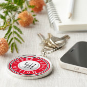 DRIE PEDAL NATION Sleutelhanger (Zijkant)