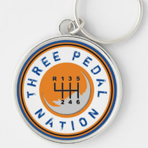 DRIE PEDAL NATION Sleutelhanger