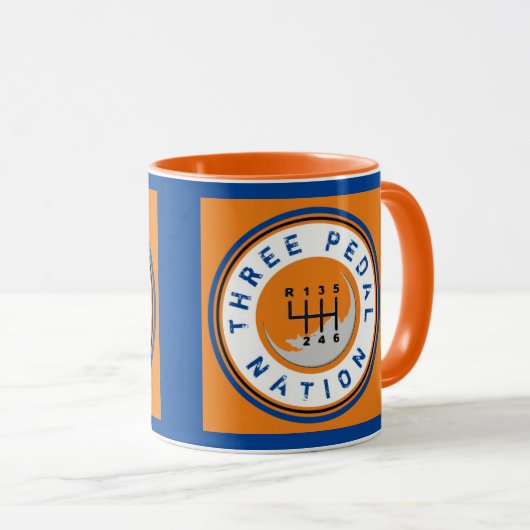 DRIE PEDALE NATIONALE Mok (Voorkant rechts)