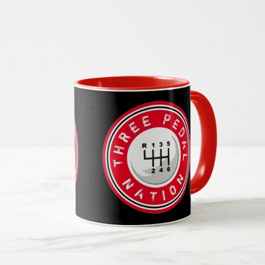 DRIE PEDALE NATIONALE Mok (Voorkant rechts)