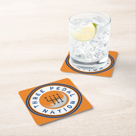 DRIE PEDALE NATIONALE ONDERNEMING KARTONNEN ONDERZETTERS (Insitu)