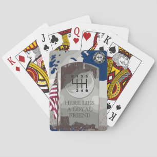 DRIE PEDALE NATIONALE ONDERNEMING POKERKAARTEN