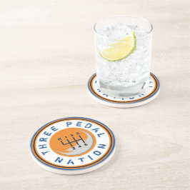 DRIE PEDALE NATIONALE ONDERNEMING ZANDSTEEN ONDERZETTER