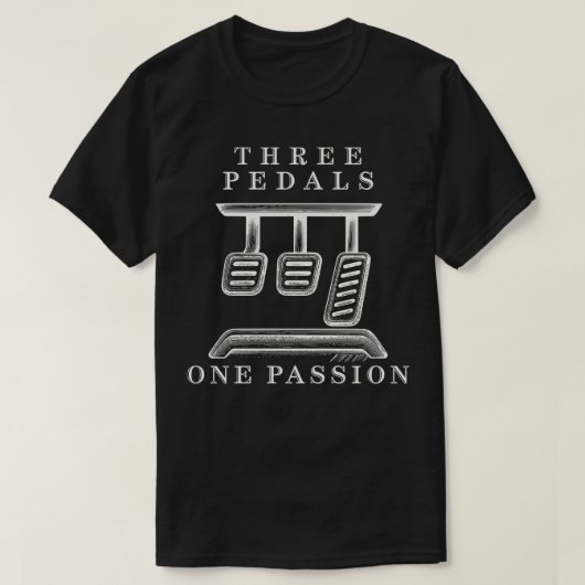 Drie Pedalen Eén Passie T-shirt (Design voorkant)
