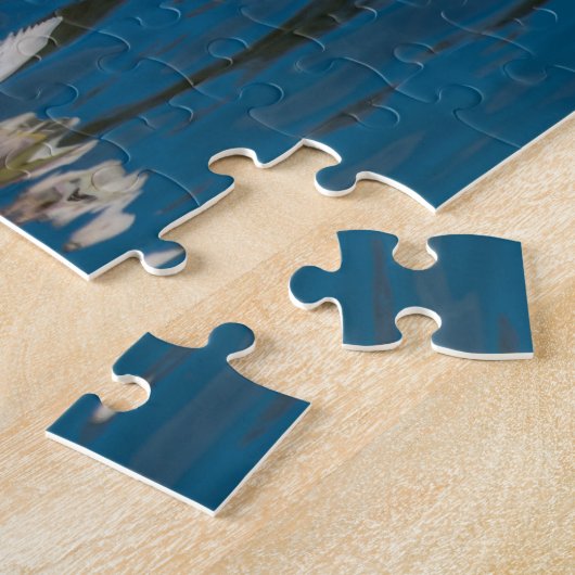 Drie pelikaanse puzzel legpuzzel (Zijkant)