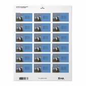 Drie Pelikanen Foto Adreslabel Etiket (Full Sheet)