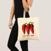 Drie pepers tote bag (Voorkant (product))