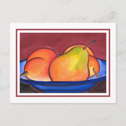 Drie peren briefkaart (Voorkant)