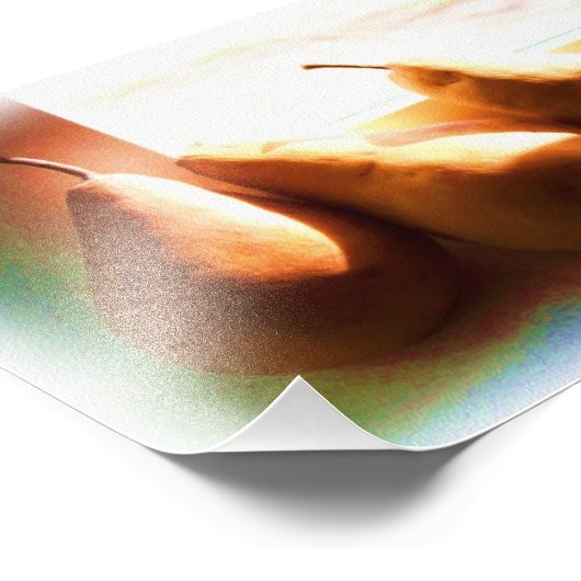 Drie peren foto afdruk (Hoek)