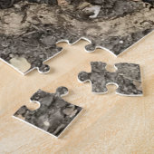 Drie perfecte Daisies tegen een boomstam Legpuzzel (Zijkant)