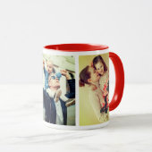 Drie persoonlijke foto's mok (Voorkant rechts)