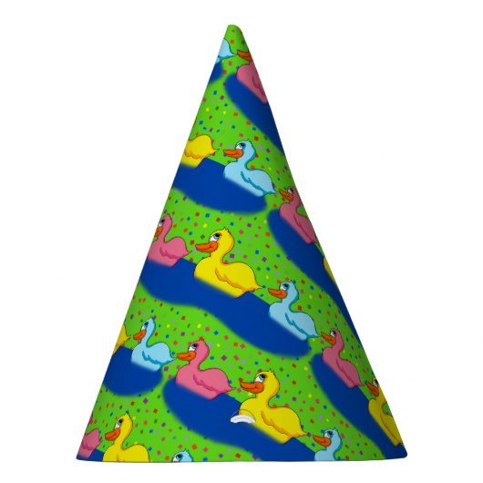 Drie Petten op papier Feesthoedjes (Rechts)