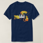 Drie pianolkatten t-shirt (Design voorkant)