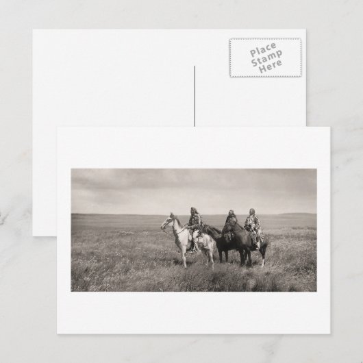 Drie Piegan Blackfeet Chiefs -  Briefkaart (Voorkant / Achterkant)