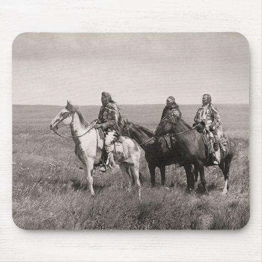 Drie Piegan Blackfeet Chiefs -  Muismat (Voorkant)