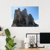 Drie pieken poster (Thuiskantoor)