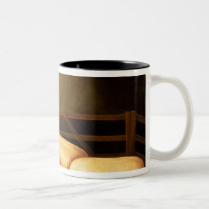 Drie Pigs buiten een Sty Tweekleurige Koffiemok