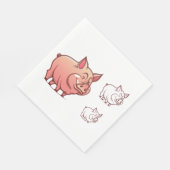 Drie pigs Paper Napkins Servet (Hoek)