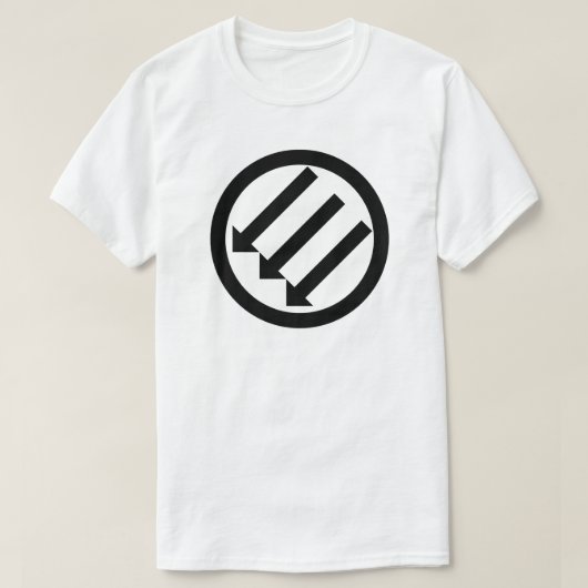 Drie Pijlen Anti-Fascisme T-shirt (Design voorkant)