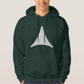 Drie pijlen met zijpijlen hoodie (Voorkant)