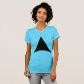 Drie pijlen met zijpijlen t-shirt (Voorkant volledig)