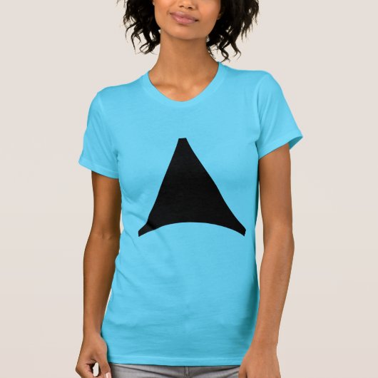 Drie pijlen met zijpijlen t-shirt (Voorkant)