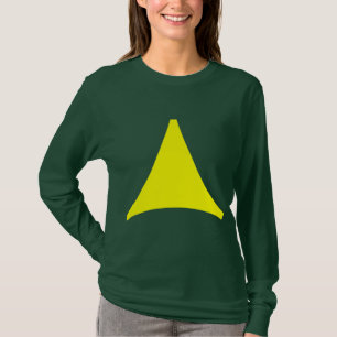 Drie pijlen met zijpijlen t-shirt