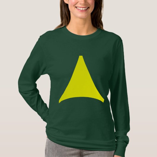 Drie pijlen met zijpijlen t-shirt (Voorkant)