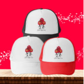 Drie pioenen trucker pet