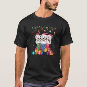 Drie Polar Beer in Sock Funny Boys Meisjes Kinder T-shirt