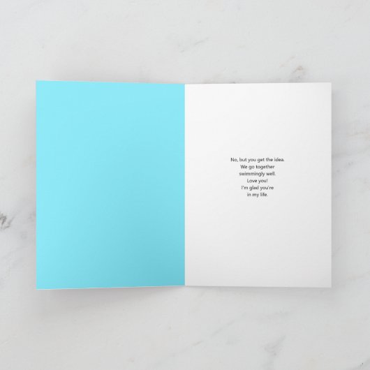 Drie Polyorchis Jellyfish "We gaan samen als" Kaart (Binnen)