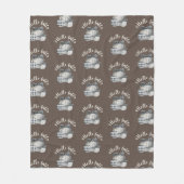 Drie pompoen Hallo Herfst Fleece Deken (Voorkant)