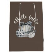 Drie pompoen Hallo Herfst Medium Cadeauzakje (Achterkant)