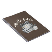 Drie pompoen Hallo Herfst Notitieboek (Rechterzijde)