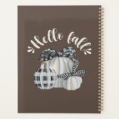 Drie pompoen Hallo Herfst Planner (Achterkant)