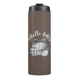 Drie pompoen Hallo Herfst Thermosbeker