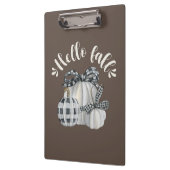 Drie pompoenen Hallo Herfst Klembord (Links)