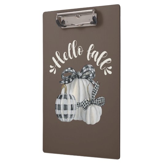 Drie pompoenen Hallo Herfst Klembord (Links)