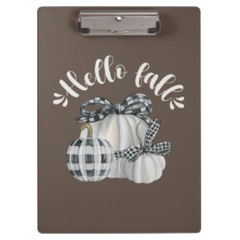 Drie pompoenen Hallo Herfst Klembord