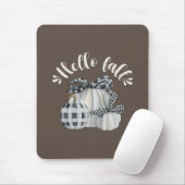 Drie pompoenen Hallo Herfst Muismat (Met muis)