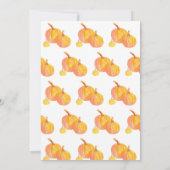 "Drie pompoenen" Kaart (Achterkant)